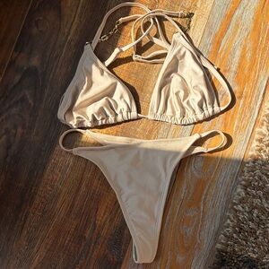Stylish Nude Bikini Set